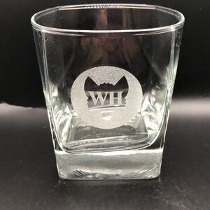 Woodford Hounds Foxhunt Rocks Glass Engraved Kentucky Barware Fox Hunt Hunting